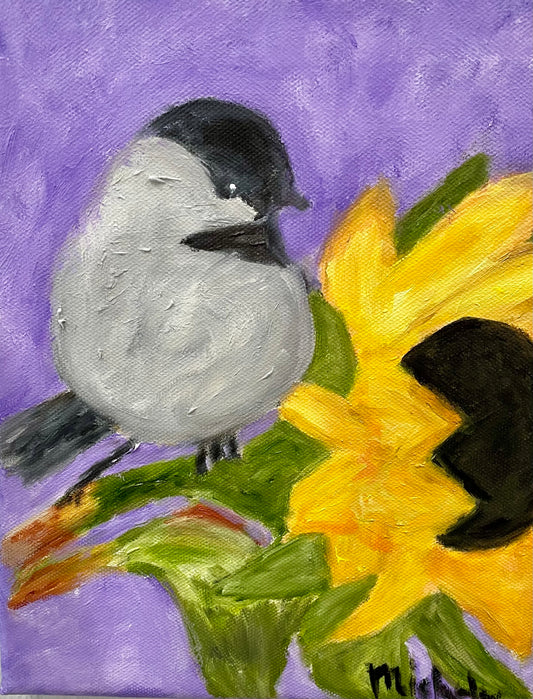 Chickadee Portrait, Coralee