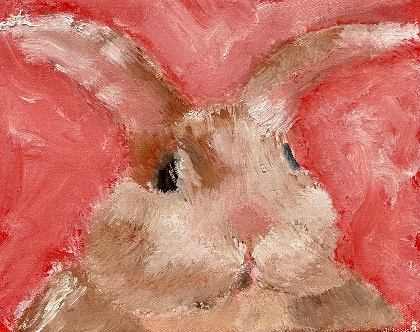 Bunny Portrait on Paper, Bertram